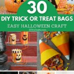 Trick or treat bags collage