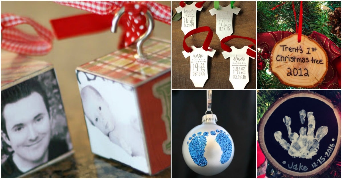 10 Memorable DIY Baby’s First Christmas Ornaments