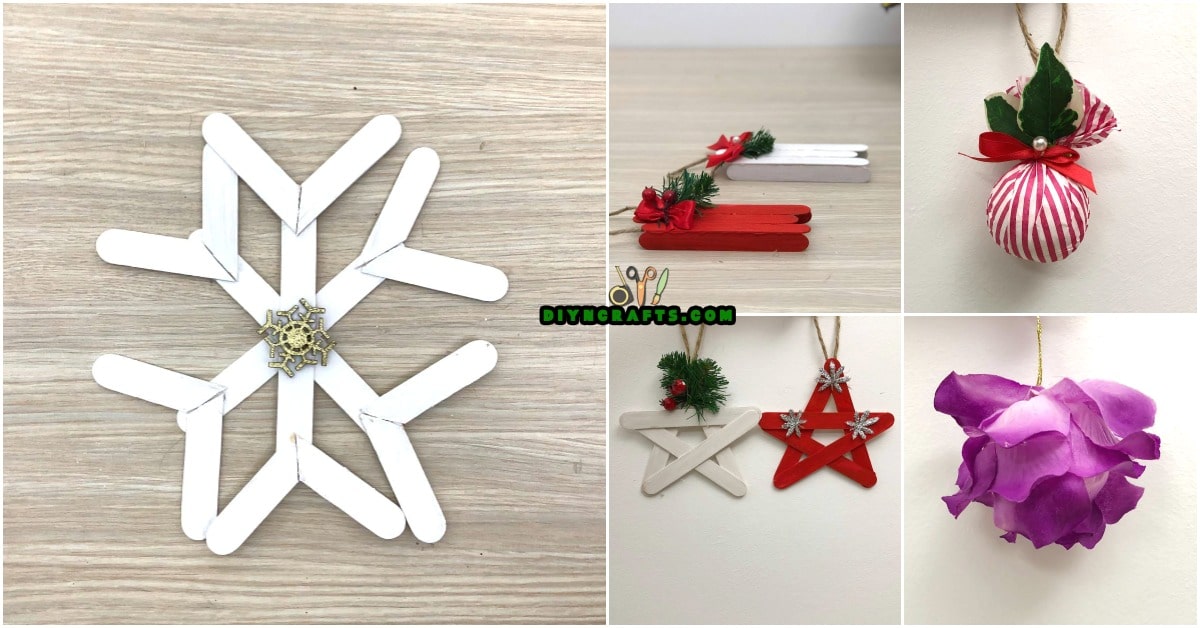 5 DIY Christmas Tree Ornaments You Can Easily DIY {Video Tutorials}