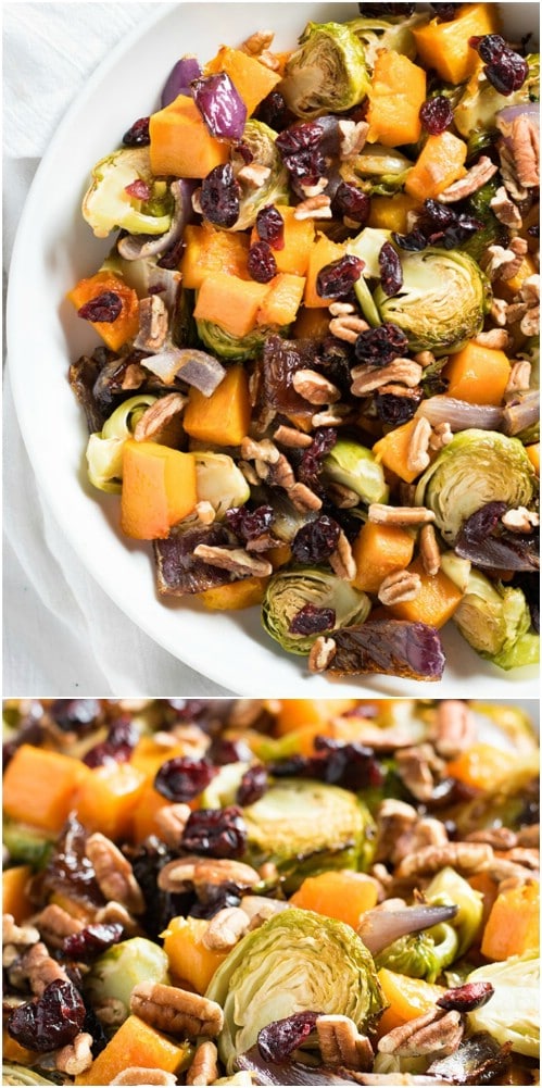 Roasted Veggies With Cranberries And Pecans