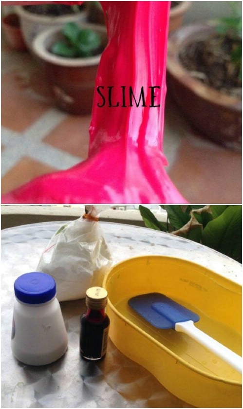 Homemade Cornstarch Slime