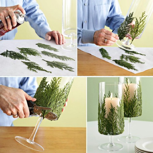 DIY Evergreen Table Runner