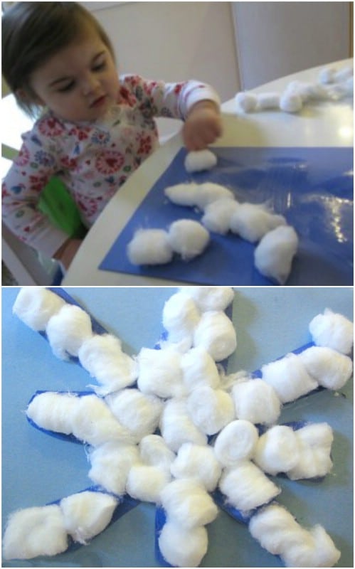 Snowflake Craft For Toddlers