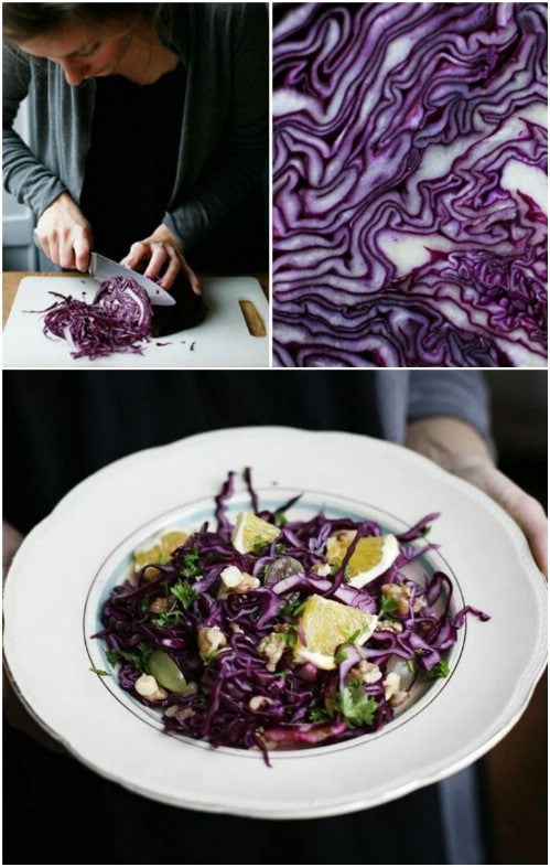 Red Cabbage And Orange Salad