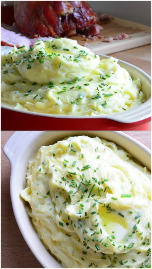 Sour Cream And Chive Mashed Potatoes