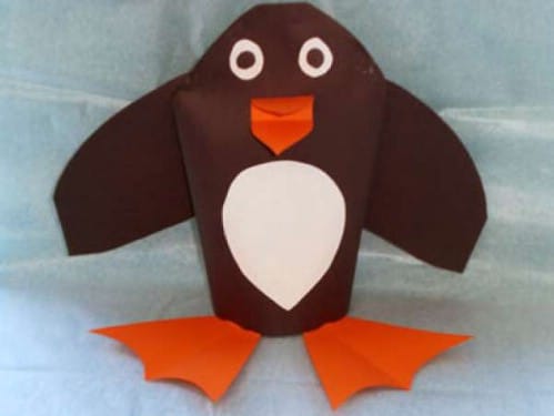 Easy To Make Penguin Puppet