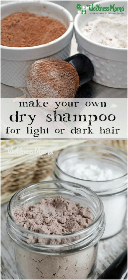 DIY Dry Shampoo With Cornstarch