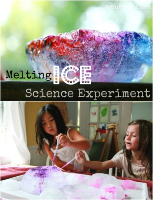Melting Ice Science Experiment