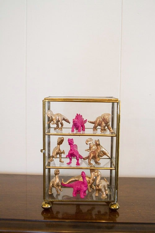 Gold and Pink Dino Collection
