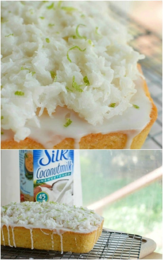 Coconut Bread With Lime Glaze