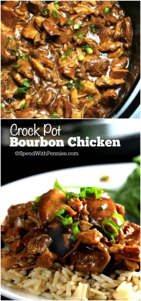 Crock Pot Bourbon Chicken