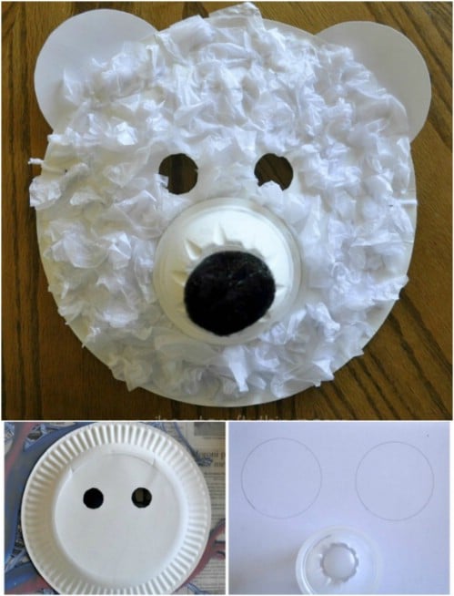Cute Polar Bear Mask Craft