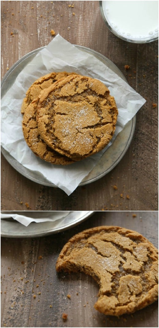 Yummy Chewy Gingersnap Cookies