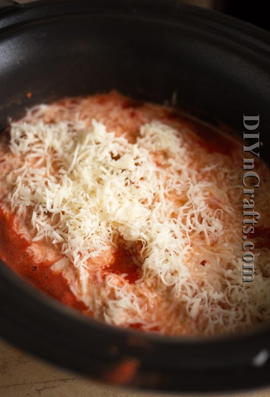 Shredded parmesan gives this dish a wonderful flavor