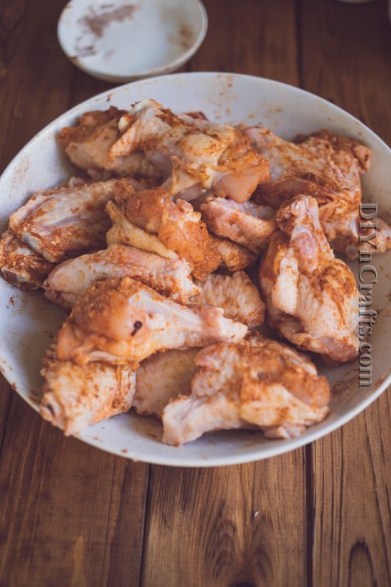Wings will be extra crispy when you coat them with baking powder, paprika and salt before baking