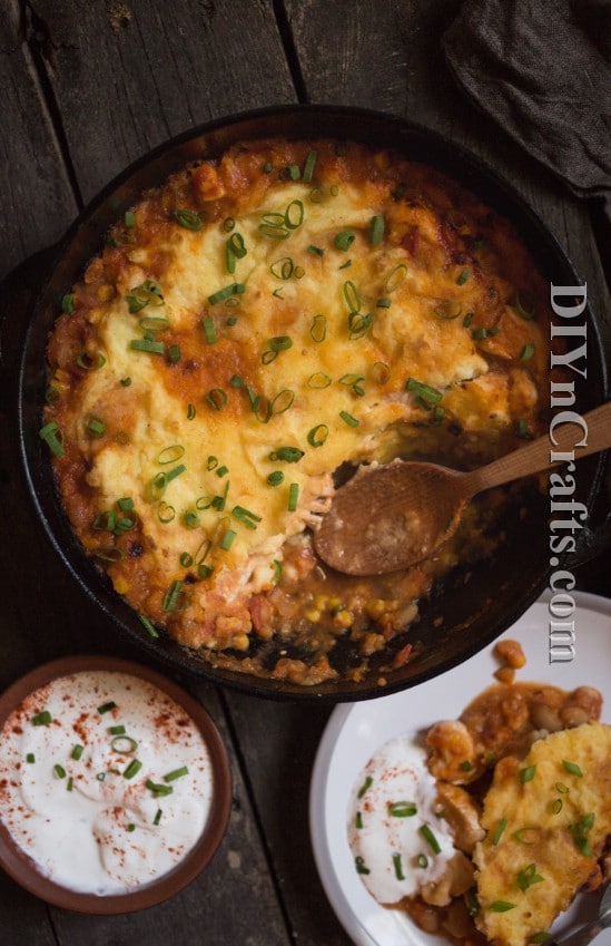 For A Quick And Easy Wholesome Meal, This Chicken Tamale Pie Can’t Be Beat
