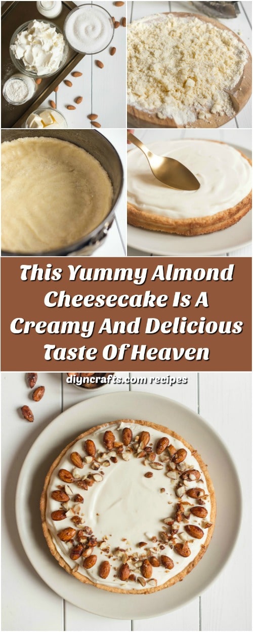This Yummy Almond Cheesecake Is A Creamy And Delicious Taste Of Heaven