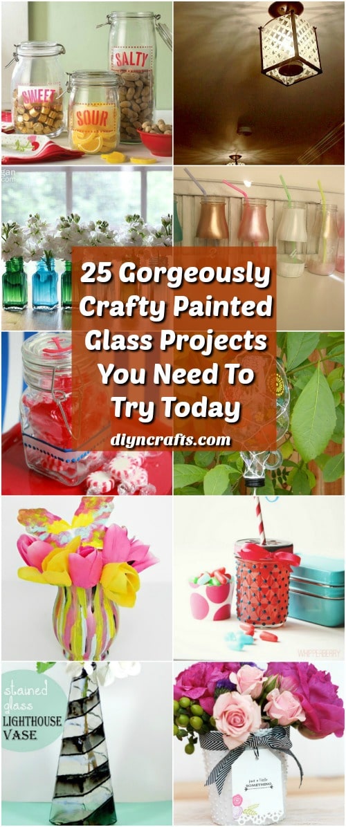 25 Gorgeously Crafty Painted Glass Projects You Need To Try Today Diy Crafts