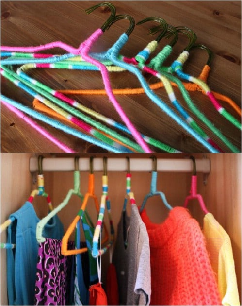 DIY Neon Nonslip Hangers