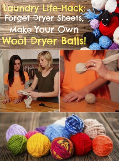 Homemade Wool Dryer Balls