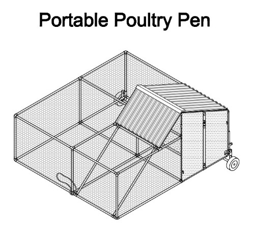 Portable Chicken Pen From PVC