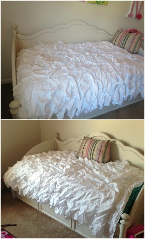 DIY Urban Outfitters Inspired Ruffled Duvet Cover