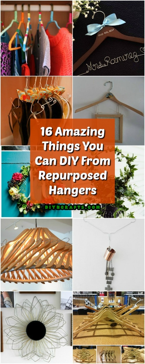 16 Amazing Things You Can DIY From Repurposed Hangers