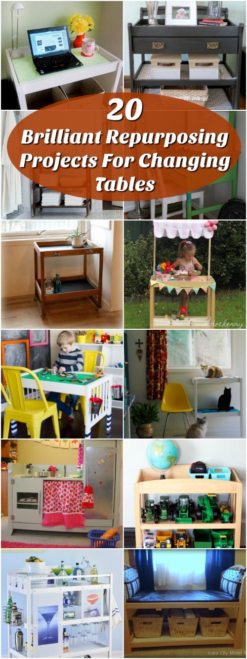20 Brilliant Repurposing Projects For Changing Tables 