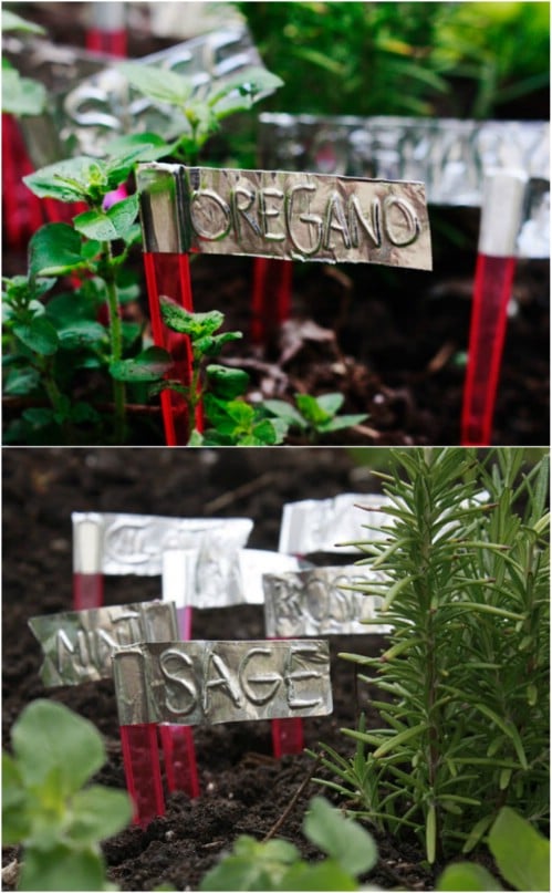 Oregano Herb Sticks Decorative Garden Markers Veggie Sticks Plant Stakes Vegetable Markers Garden Stakes 