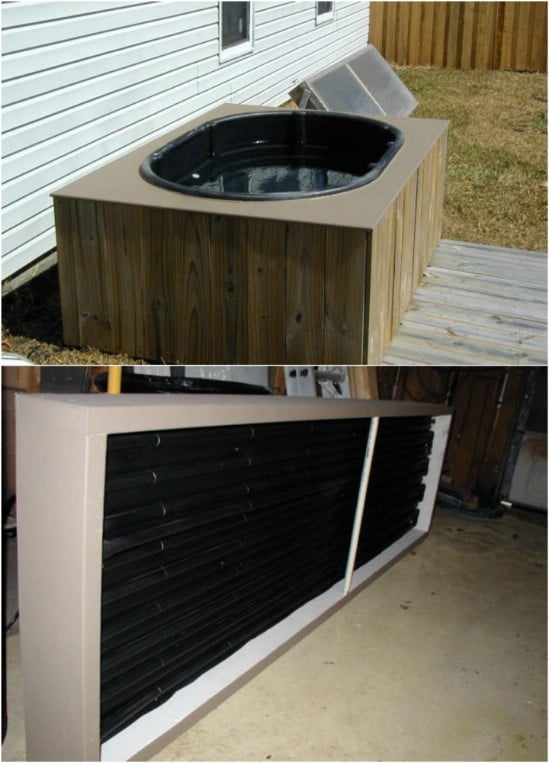 $350 Solar Heated Hot Tub