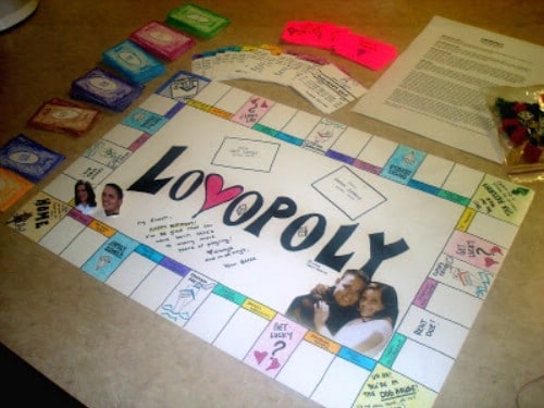 Cute Loveopoly Board Game