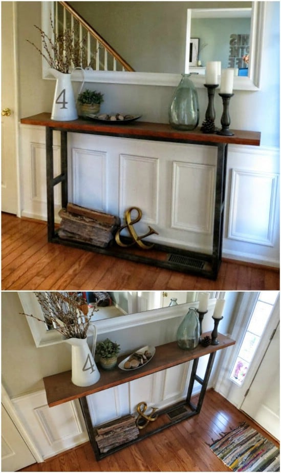 Knockoff Pottery Barn Console Table