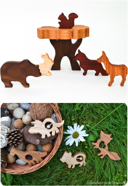 30 DIY Rustic Wooden Toys Kids Will Love - DIY & Crafts