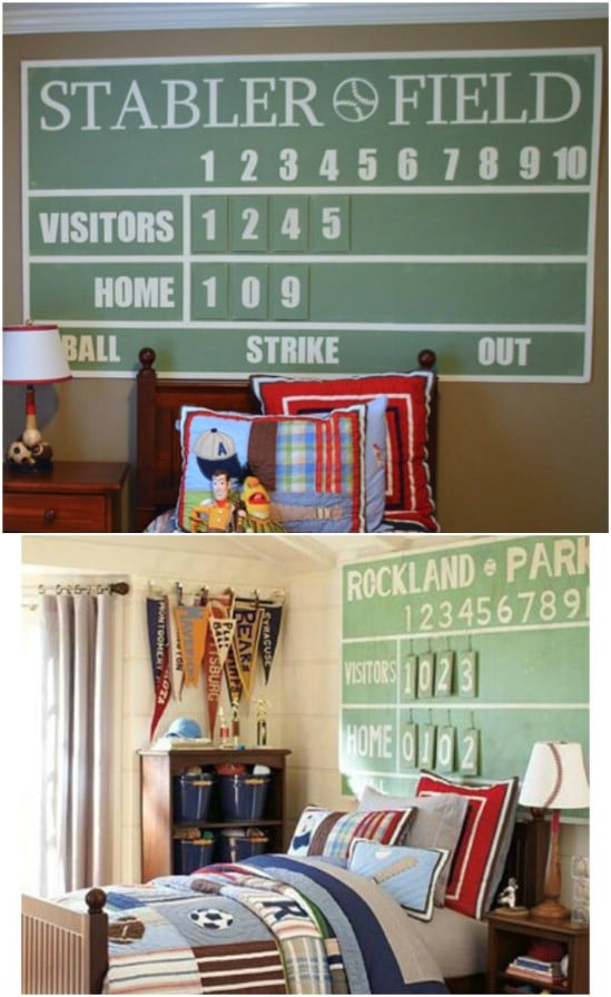 Pottery Barn Kids Inspired DIY Scoreboard