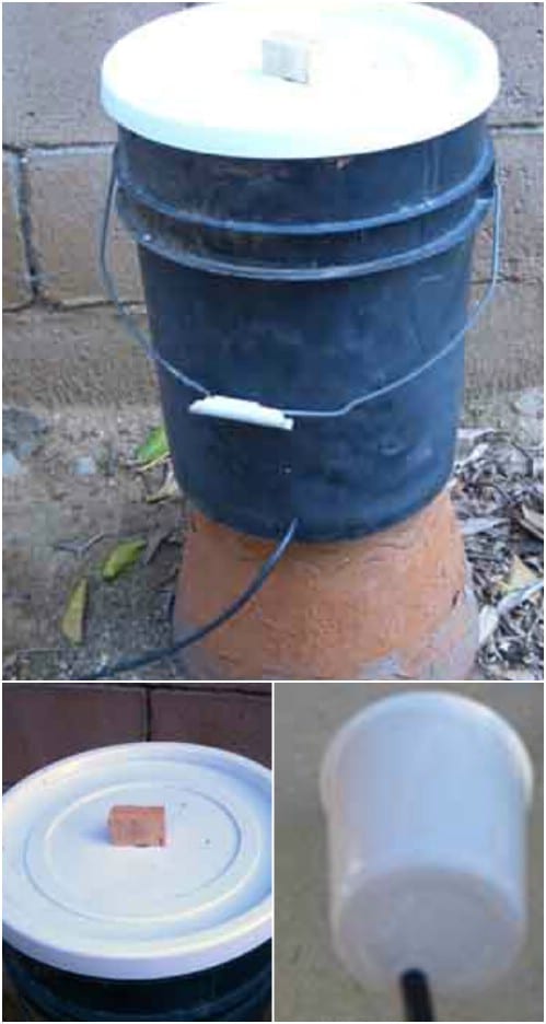 Simple Bucket Irrigation System