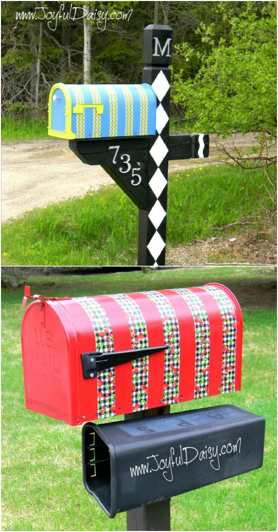 DIY Duct Tape Mailbox Makeover