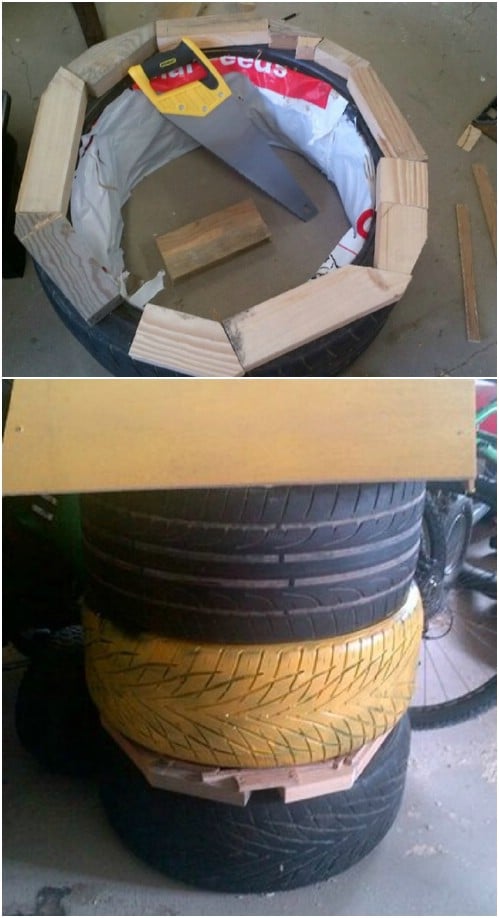 Upcycled Used Tire Beehive