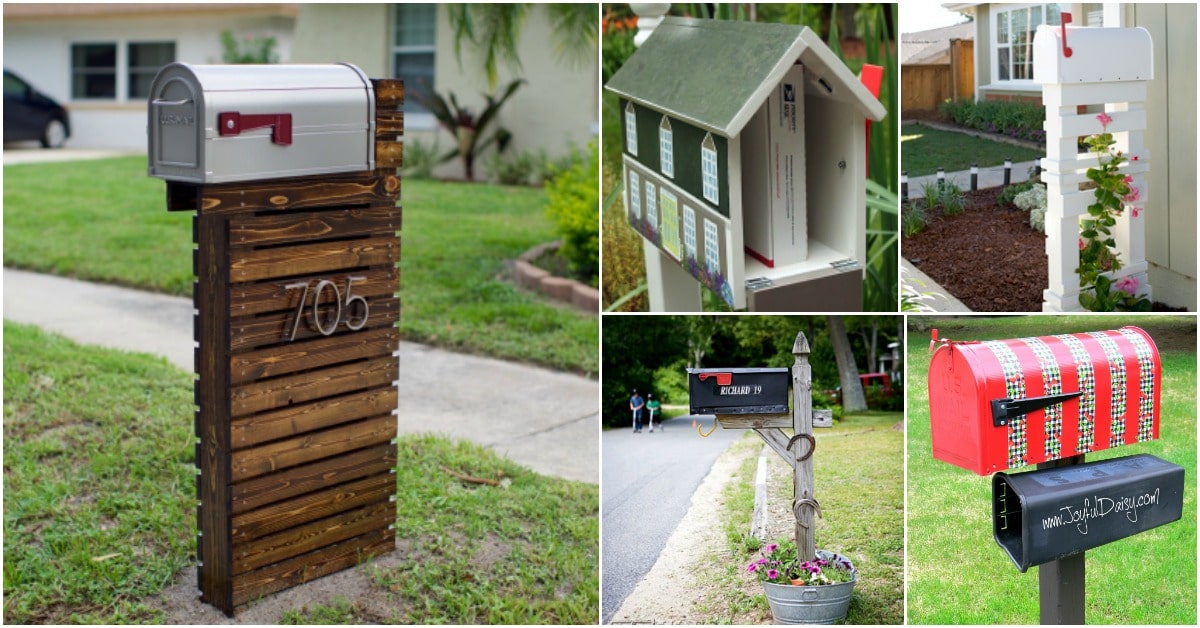 15 amazingly easy diy mailboxes that will improve your