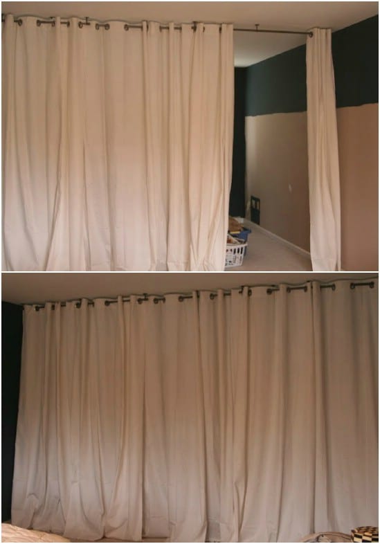 DIY Curtain Divider