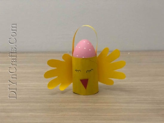 Easter Chick Basket - 5 Easy Easter Crafts For Kids In Under 5 Minutes