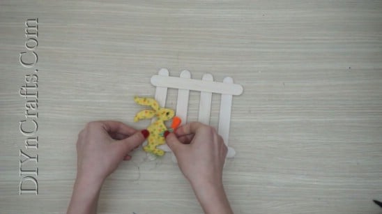 Easter Fence - 5 Easy DIY Easter Projects You Can Make With Ordinary Craft Sticks