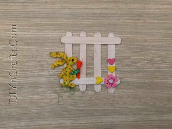 Easter Fence - 5 Easy DIY Easter Projects You Can Make With Ordinary Craft Sticks