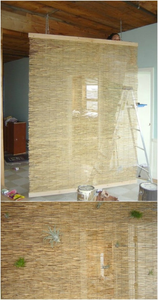Tropical Style Reed Fencing Room Divider