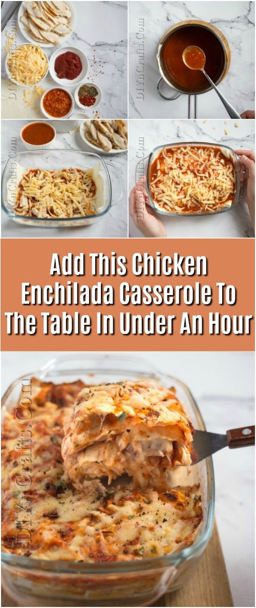 Add This Chicken Enchilada Casserole To The Table In Under An Hour