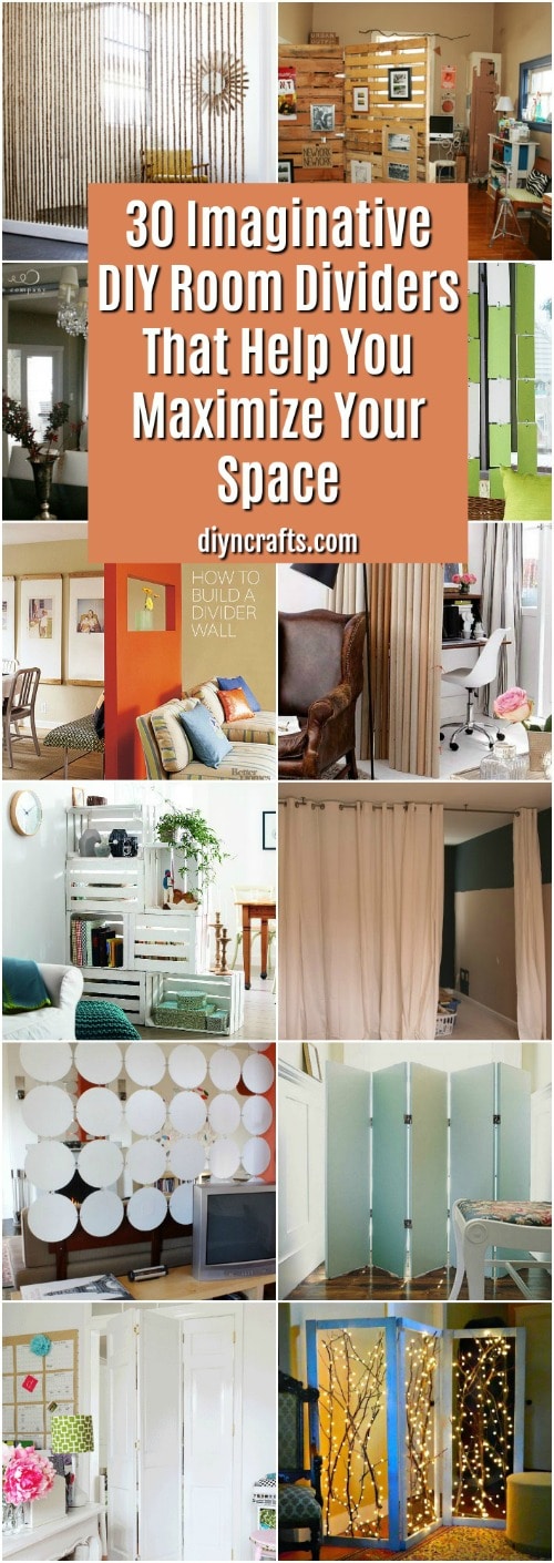 30 Imaginative Diy Room Dividers That Help You Maximize Your Space Diy Crafts