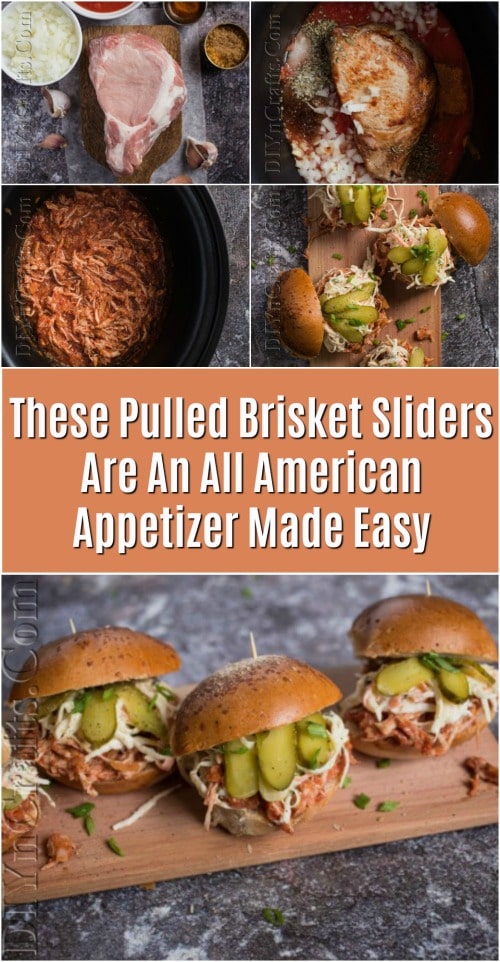 These Pulled Brisket Sliders Are An All American Appetizer Made Easy
