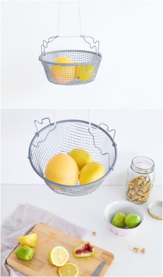 DIY Hanging Fruit Basket