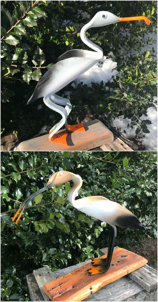 Repurposed PVC Pipe Seagulls