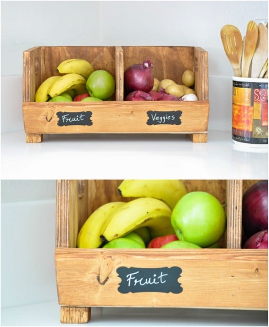 DIY Produce Rack - Pretty Handy Girl