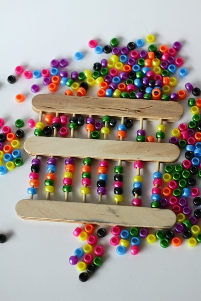 DIY Popsicle Stick Abacus